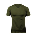 camiseta masculina lisa gola V